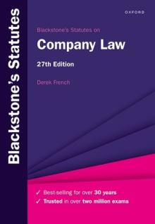 Blackstones Statutes on Company Law 27th Edition