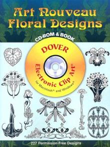 Art Nouveau Floral Designs [With CD-ROM]