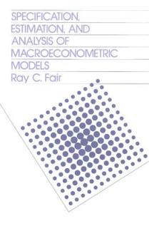 Specification, Estimation, and Analysis of Macroeconomic Models