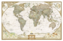 National Geographic: World Executive Wall Map - Laminated (46 X 30.5 Inches)