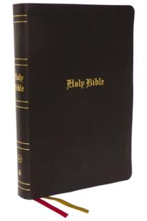 KJV Holy Bible, Super Giant Print Reference Bible, Brown, Bonded Leather, 43,000 Cross References, Red Letter, Thumb Indexed, Comfort Print: King Jame