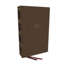 KJV Holy Bible: Compact Bible with 43,000 Center-Column Cross References, Brown Leathersoft W/ Thumb Indexing (Red Letter, Comfort Print, King James V