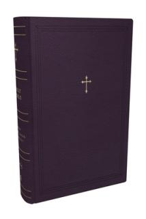 NKJV Compact Paragraph-Style Bible W/ 43,000 Cross References, Purple Leathersoft with Zipper, Red Letter, Comfort Print: Holy Bible, New King James V
