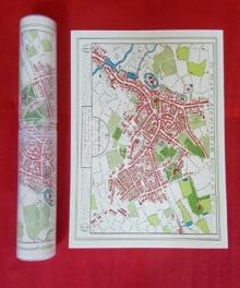 Birmingham 1731 - Old Map Supplied in a Clear Two Part Screw Presentation Tube - Print Size 45cm x 32cm