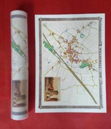 Willenhall 1838 - Old Map Supplied in a Clear Two Part Screw Presentation Tube - Print Size 45cm x 32cm
