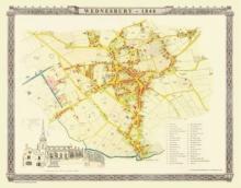 Old Map of Wednesbury 1846