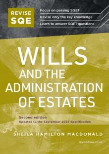 Revise SQE Wills and the Administration of Estates