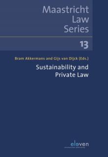 Sustainability and Private Law: Volume 13