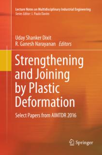 Strengthening and Joining by Plastic Deformation: Select Papers from Aimtdr 2016