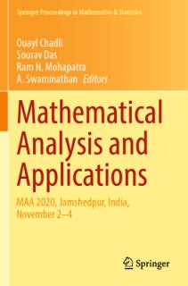 Mathematical Analysis and Applications: Maa 2020, Jamshedpur, India, November 2-4