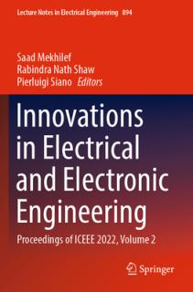 Innovations in Electrical and Electronic Engineering: Proceedings of Iceee 2022, Volume 2